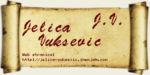 Jelica Vukšević vizit kartica
